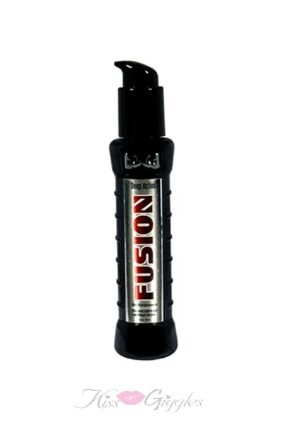Fusion Deep Action Silicone Based Lubricant Bottle with Pump - 2 oz.
