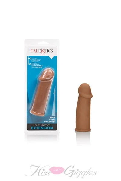 Futurotic Penis Extender - Comfortable Soft Stretch to fit - Brown