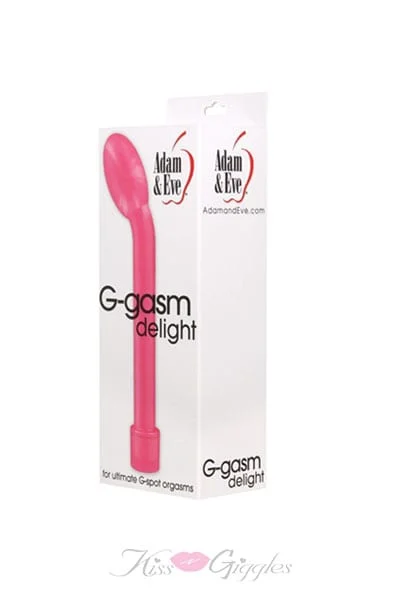 G-gasm delight g spot vibrator user-frienly 7-inch shaft - pink