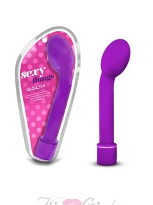 Purple Slim G Spot Vibrator G Slim Petite Satin Orgasms