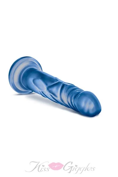 Realistic dildo glow in the dark strap-on ready dildo - blue