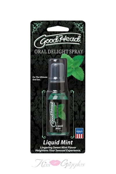 Goodhead Oral Delight Spray Liquid Mint - 1 oz.