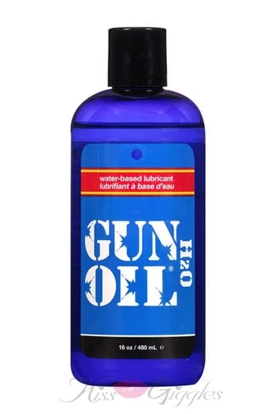 Gun Oil H2O - Aloe Vera Natural Water Based Lubricant - 16 oz.