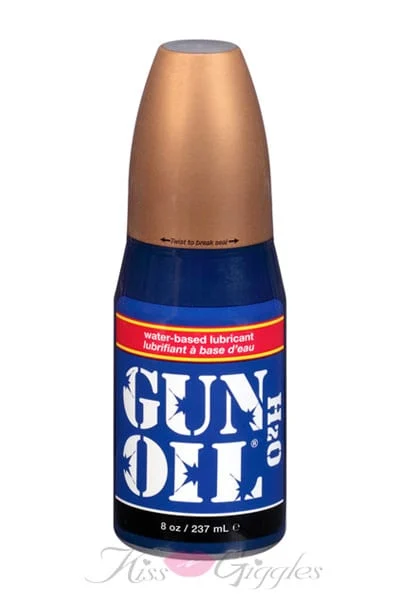 Gun Oil H2O - Aloe Vera Natural Water Based Lubricant - 8 oz.