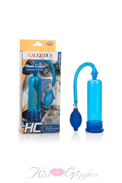 Head Coach Erection Pump With Lubricant Jelly Sleeve - Blue