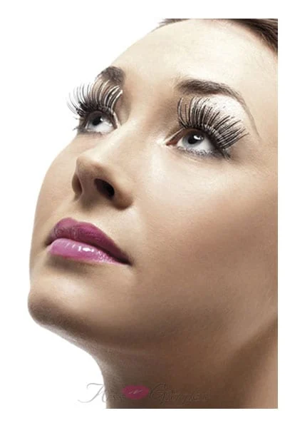 Black and Silver Instantly Volume Holographic Eyelashes - Silver