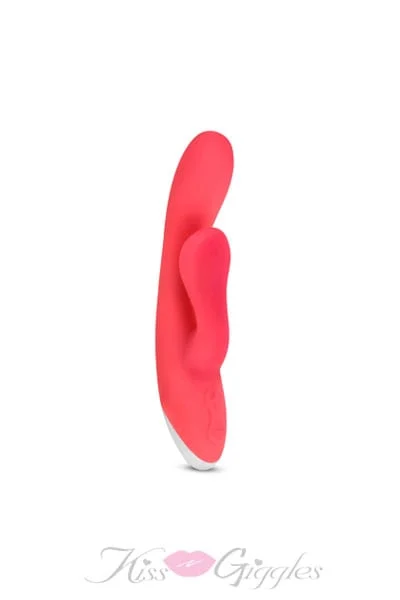 Hop Trix - Rabbit Style Clit & Vaginal Vibrator - Cerise