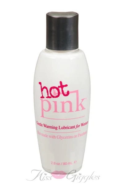 Hot Pink Warming Lubricant for Women - 2.8 Oz. 80 Ml