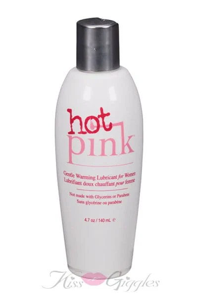 Hot Pink Warming Lubricant for Women - 4.7 Oz. / 140 Ml