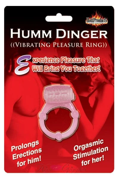 Humm Dinger Vibrating Penis Ring Clitoral Stimulation Vibrator