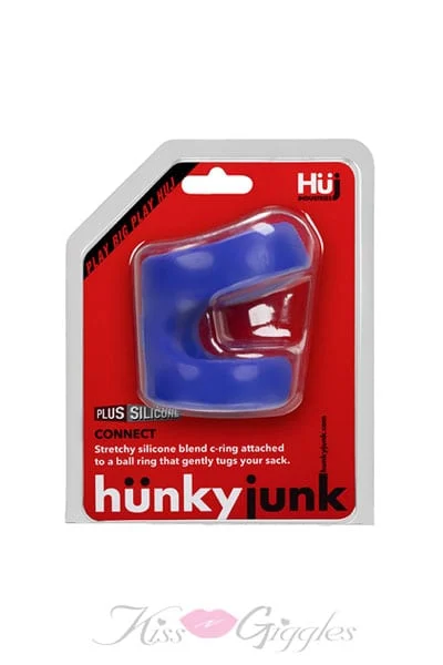 Hunkyjunk Connect Cock Ball Tugger - Colbalt