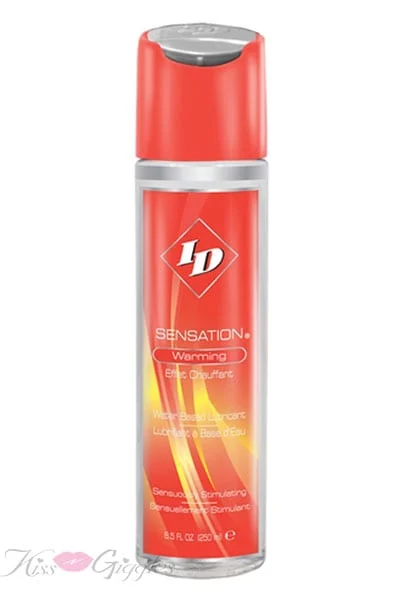Warming Personal Lubricant Water-Based Lube ID Sensation - 8.5 oz