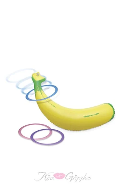 Inflatable Banana Ring Toss Bachelorette Fun Party Games Gag Gift
