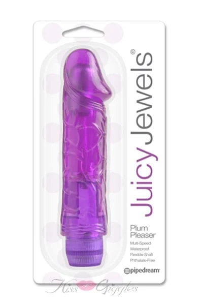 Juicy Jewels Teaser Purple Slightly Curved Shaft Realistic Vibrator