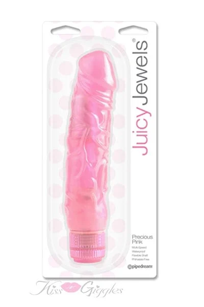 Juicy Jewels Precious Pink Bendable Realistic Vibrator