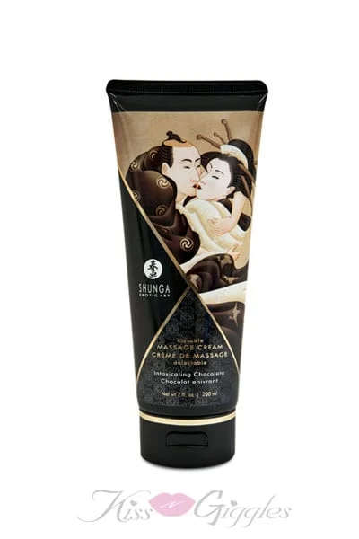 Kissable Massage Cream - Intoxicating Chocolate - 7 Fl. Oz. / 200 Ml