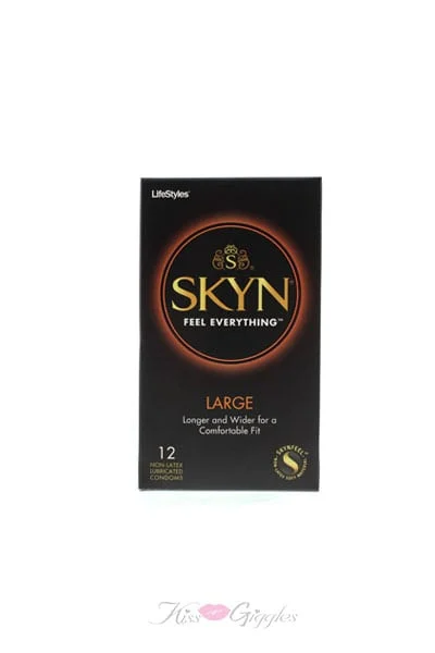 Lifestyles SKYN Large-sized Premium Condom - 12 Pack