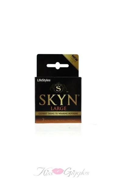 Lifestyles SKYN Large - Non Latex and Protective - 3 Pack