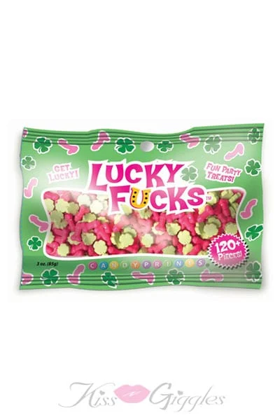 St. Patricks Day Penis & Shamrock Candy Luck Fucks - 3 Oz Bags