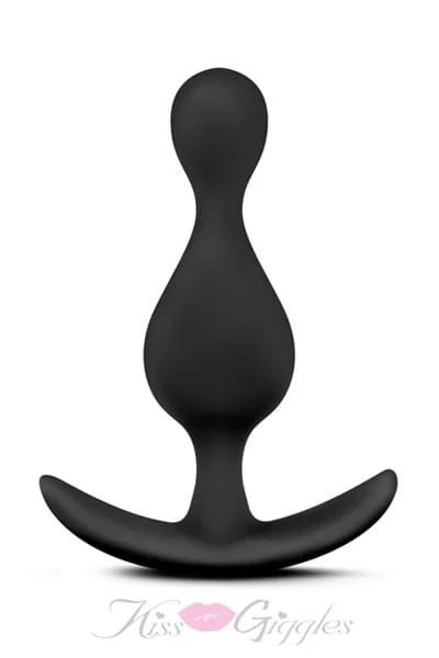 Luxe Explore Premium Silicone Waterproof Butt Plug - Black