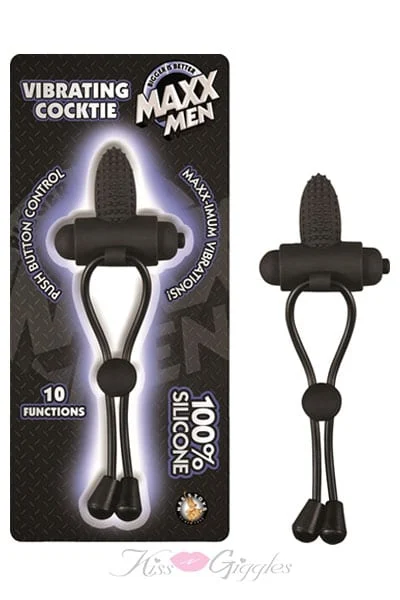 Maxx Men Vibrating Cocktie - Black