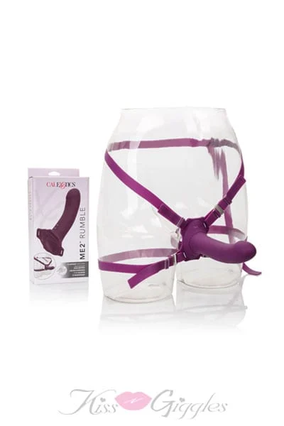 Me2 rumble dual-motor probe vibrator with silicone straps