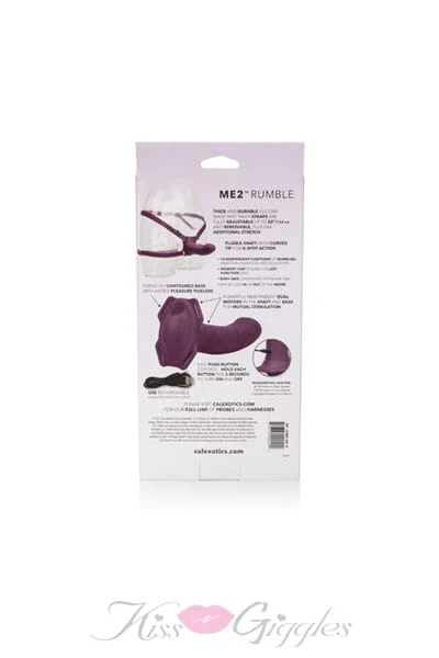 Me2 rumble dual-motor probe vibrator with silicone straps