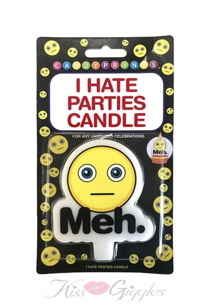 Meh Emoji Candle Party Supplies Birthday Party Candles
