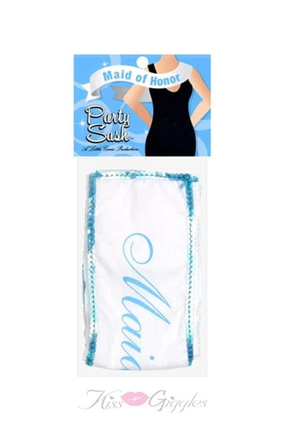 Miss Bachelorette's Sashes - Maid of Honor