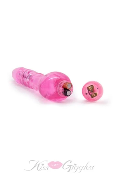 Pink Naturally Yours Mr. Right Now Multispeed Vibrator 5.5 Inches