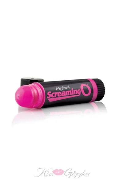 My secret screaming o vibrating lip balm - travel-friendly