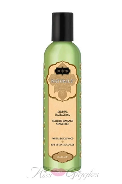Naturals Massage Oil - Vanilla Sandalwood 8 Fl. Oz.