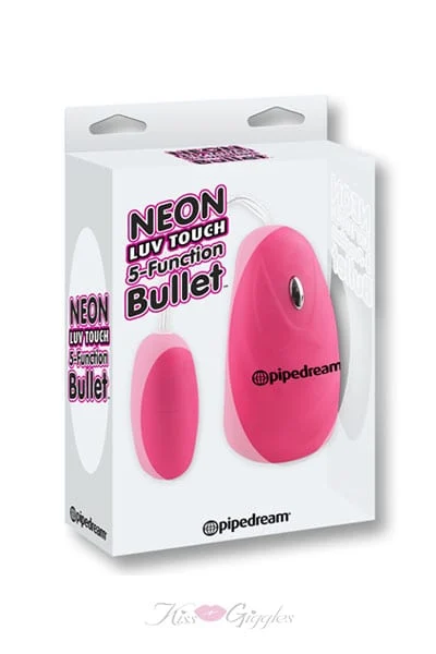 Neon Luv Touch 5 Function Bullet - Pink