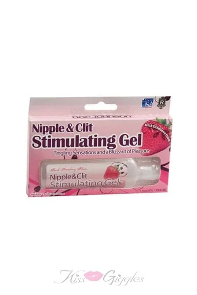 Nipple And Clit Stimulating Gel 1 oz. - Strawberry