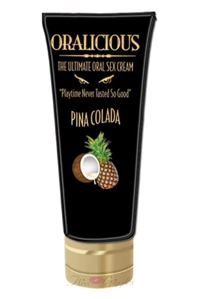 Oralicious: The Ultimate Oral Sex Cream, 2 oz. Tube - Pina Colada