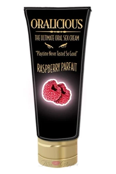 Oralicious: The Ultimate Oral Sex Cream, 2 oz. Tube - Raspberry
