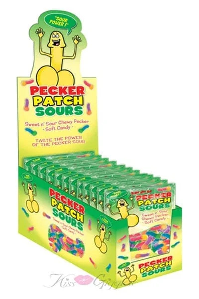 Pecker Patch Sours - 12 Piece Counter Display