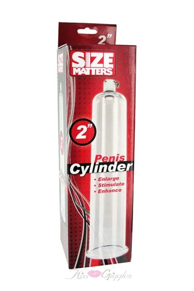 Penis Pump 2 Inch Cylinder 9 Inch Length Size Matters