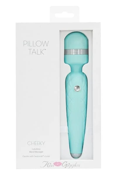 Pillow Talk Cheeky Wand With Swarovski Crystal - Teal
