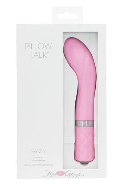 Luxurious G-Spot Massager Vibrator with Swarovski Crystal - Pink