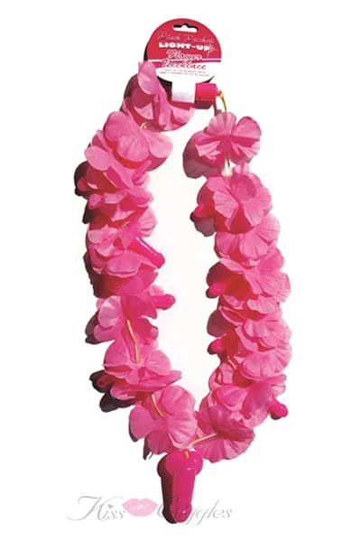 Pink Pecker Light-up Flower Necklace