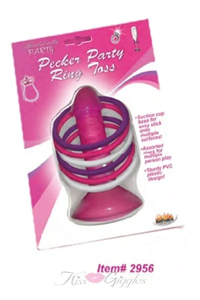 Pink Pecker Party Ring Toss