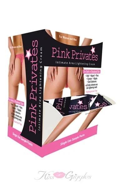 Pink Privates Cream - Both Men and Women - 50 Piece Display