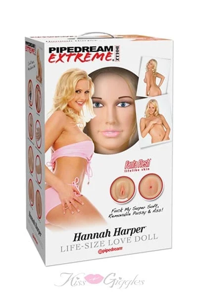 Pipedream Extreme Dollz Hannah Harper Life-size Love Doll