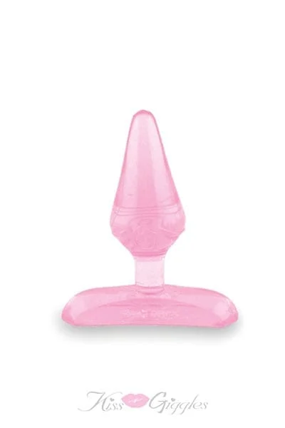 Play with Me Hard Candy Soft Flexible Butt Plug - Pink
