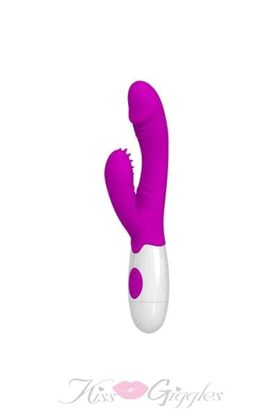 Rabbit Style Vibrator Clit Stimulator Pretty Love Andre - Purple