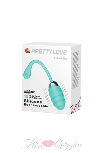 12 Functions Vibrating Egg for Powerful Orgasm Pretty Love - Mint