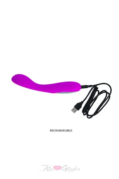 30 Vibrating Function Clitoral Vibrator Pretty Love Nigel - Purple