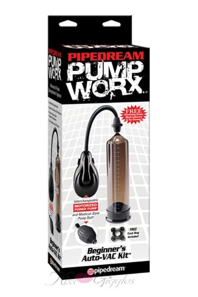 Penis Pump Worx Beginners Auto Vac Kit to Add Lenght & Girth