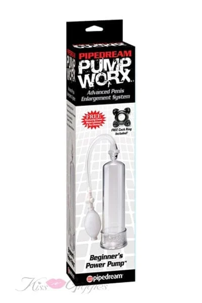 Pump Worx Beginner's Power Pump - Smooth Flexible PVC opening - Clear